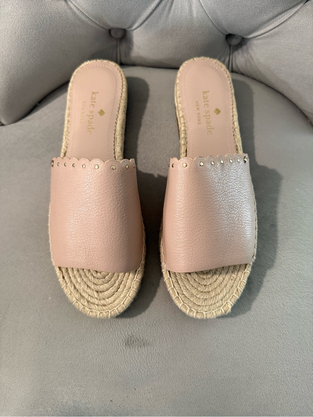 KATE SPADE BLUSH ESPADRILLES, BRAND NEW NEVER WORN